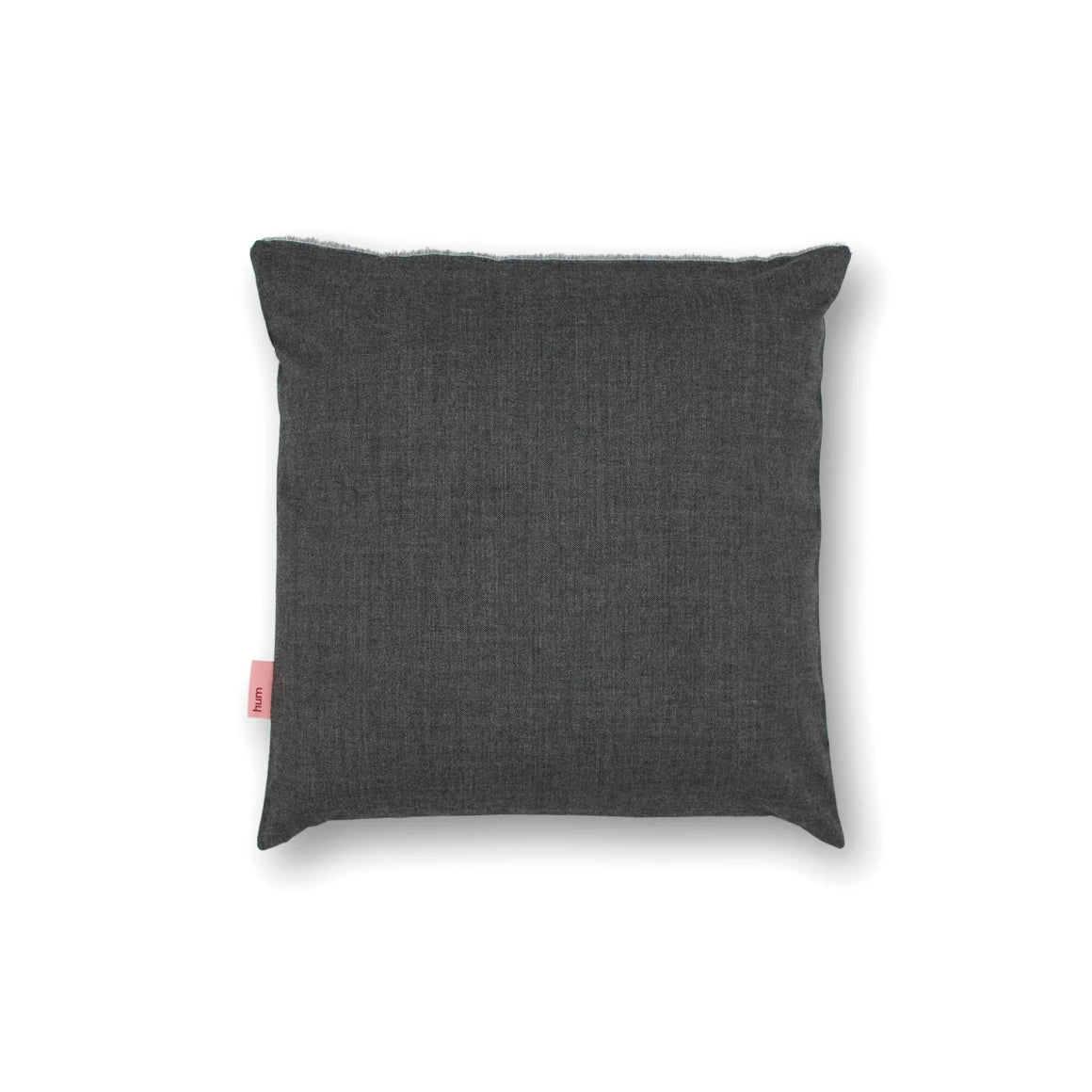 Premium Kissen Frans von Hum mit Webkante, Farbe Lava